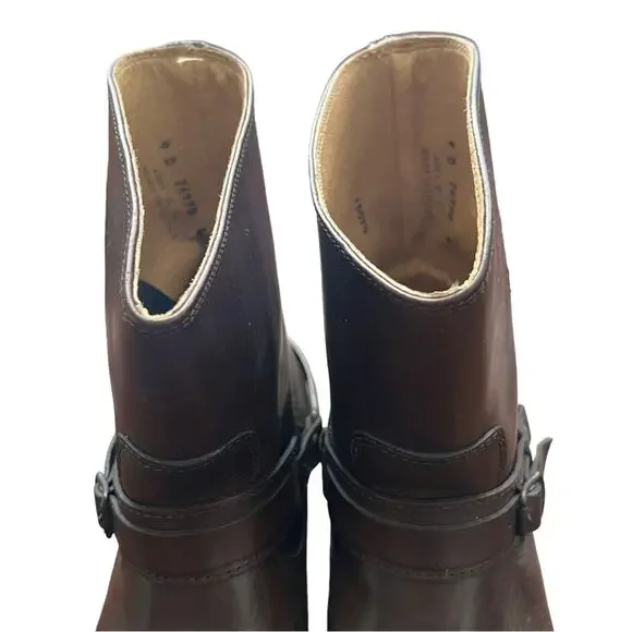 FRYE Lindsay Spur Short Brown Full Grain
Leather Boots Size 9B - Picture 8 of 13